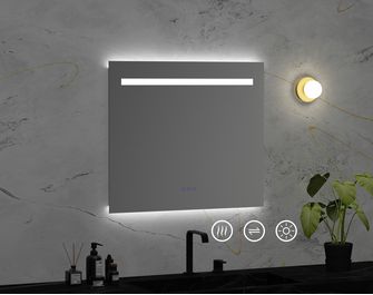 Miroir de salle de bains lumineux 120 cm KAPSUL