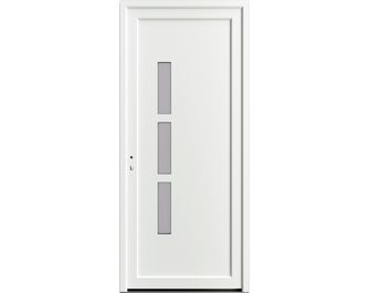 Porte d'entrée ANDELLE PVC Blanc 215x90 cm