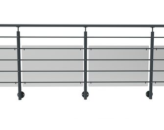 Balustrade Lisséo en aluminium