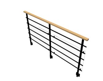 Balustrade EVAN avec tubes en acier