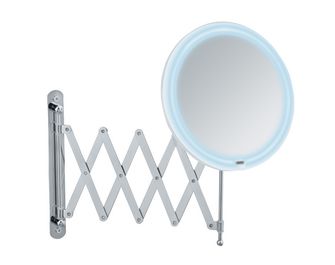 Miroir de salle de bain mural téléscopique à LED Barona