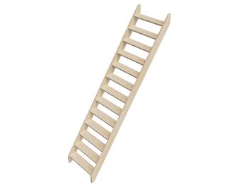 Escalier gain de place HILO droit sapin sans rampe