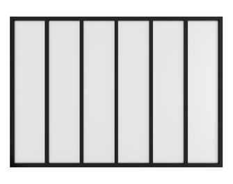 Kit verrière RHEA aluminium 6 vitrages dépolis