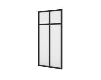 Kit verrière RHEA aluminium 2 vitrages dépolis à personnaliser
