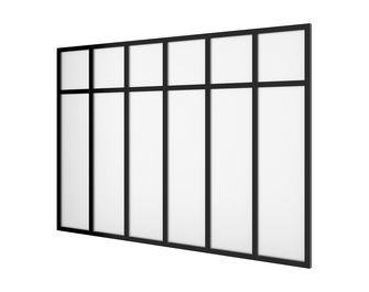 Kit verrière RHEA aluminium 6 vitrages dépolis à personnaliser