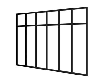 Kit verrière RHEA aluminium 6 vitrages transparents à personnaliser