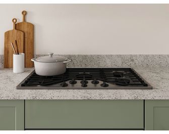Plan de travail quartz BLANCO GRANITÉ sur-mesure Ep.20/40 mm