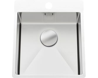 Evier de cuisine à encastrer VIBRATO en inox satiné