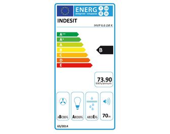 Hotte décorative écran murale INDESIT