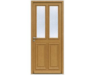 Porte d'entrée Anne-Eva Chêne avec barillet