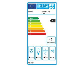 Hotte décorative écran murale FABER
