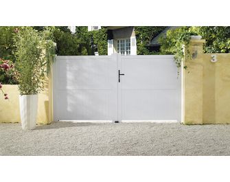 Portail battant PVC Touquet sur-mesure