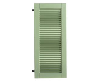 Volet bois exotique à cadre GALILEE