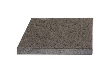 Plan de travail quartz TAUPE sur-mesure Ep.20/40 mm