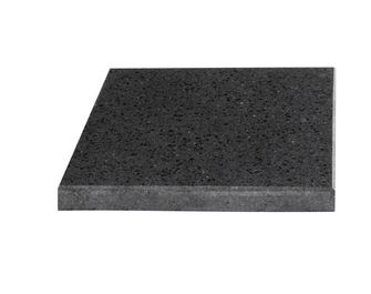 Plan de travail quartz NOIR sur-mesure Ep.20/40 mm