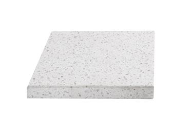 Plan de travail quartz BLANCO GRANITÉ sur-mesure Ep.20/40 mm