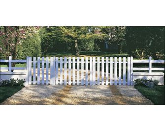 Portail battant PVC Bora