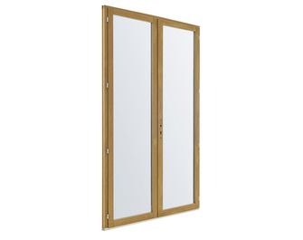 Porte-fenêtre 2 vantaux Mitra chêne