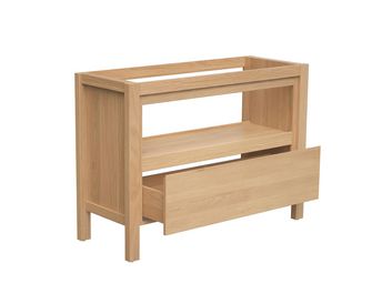Meuble sous-vasque 120 cm chêne naturel FLORA