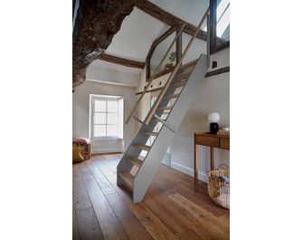 Echelle bois gain de place Venise sur-mesure