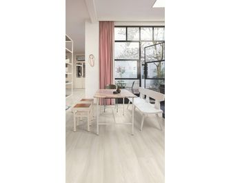 Sol stratifié décor Chêne blanchi SIGNATURE premium