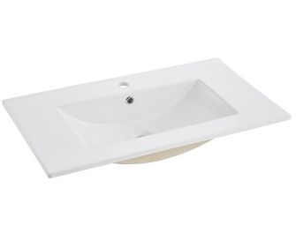 Plan vasque simple 80 cm céramique FLORA/FLAVIO