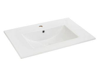 Plan vasque simple 70 cm céramique PHILEAS