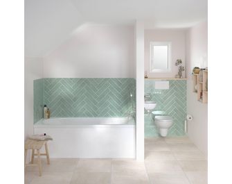 Baignoire droite acryl INITIAL