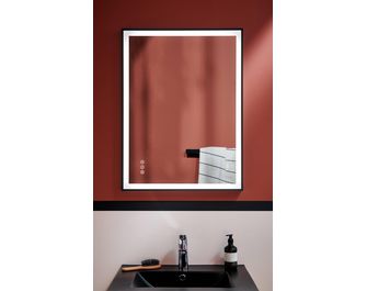 Miroir avec cadre bande LED