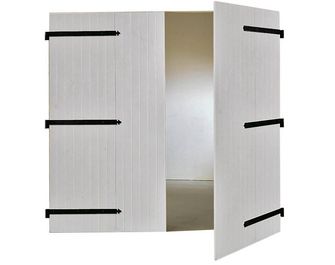 Porte de garage PVC battante