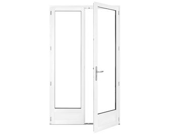 Porte-fenêtre pin ODE couleur blanche sur-mesure