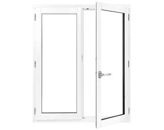 Fenêtre pin 2 vantaux ODE couleur blanche sur-mesure