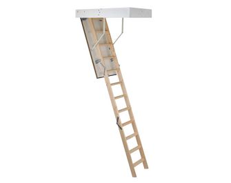Echelle escamotable pliant Bois