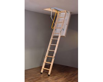 Echelle escamotable bois CONFORT PLUS isolation ultra renforcée
