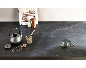 Plan travail stratifié basalte