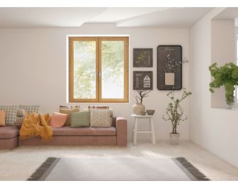 Fenêtre 2 vantaux Mitra pin