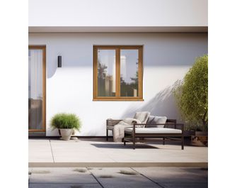 Fenêtre 2 vantaux Mitra pin