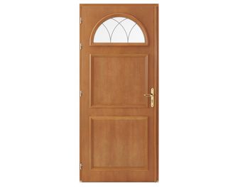 Porte d'entrée Ava-Luna Bois exotique sur-mesure