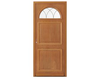 Porte d'entrée Ava-Luna bois exotique