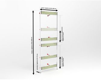 Module bas de la solution Modulofast pour remplacement de baignoire