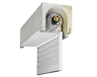 Coffre tunnel avec volet roulant GAO aluminium sur-mesure