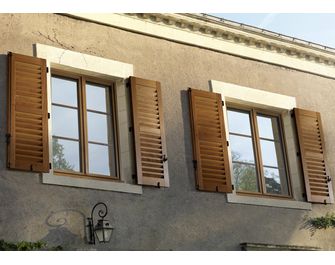 Volet LORRAINE lames droites sur mesure