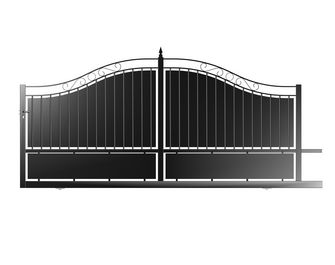 Portail coulissant THALIE plein acier sur-mesure