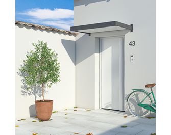 Auvent ALISTER contemporain alu