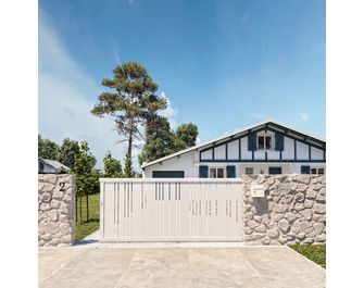 Portail coulissant aluminum Valérian sur mesure