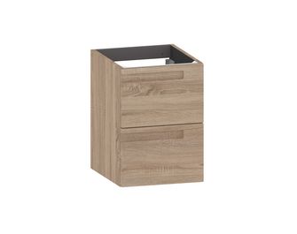 Meuble sous-vasque 40 cm 2 tiroirs INFINY