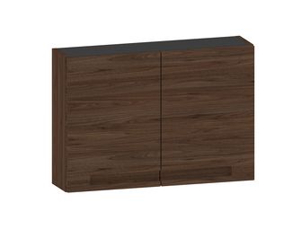 Meuble de salle de bains 80 cm 2 portes INFINY