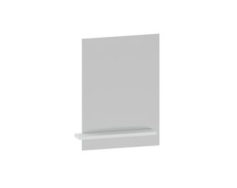 Miroir de salle de bains sur panneau 55 cm avec tablette INFINY