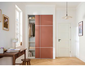 Porte de placard coulissante décor uni UNION