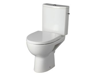 WC à poser PLUTON gain de place abattant frein de chute